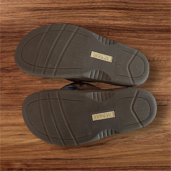 Sperry Men’s Baitfish Leather Top Siders Thong Sandals Flip Flops Sz 7M - Picture 6 of 6